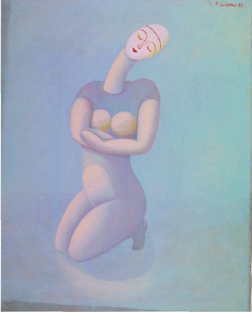 La dama del lago, 1982
Olio su tela
50 x 40 cm,
FV012